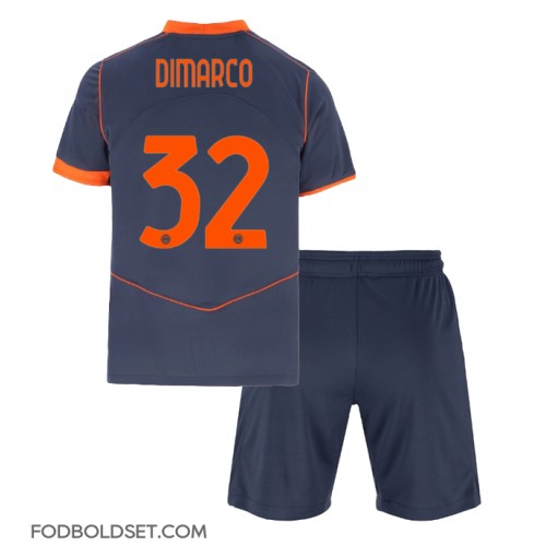 Inter Milan Federico Dimarco #32 Tredje trøje Børn 2025-26 Kortærmet (+ Korte bukser)